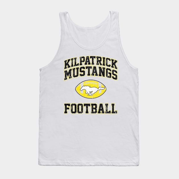 Kilpatrick Mustangs Football (Variant) Tank Top by huckblade